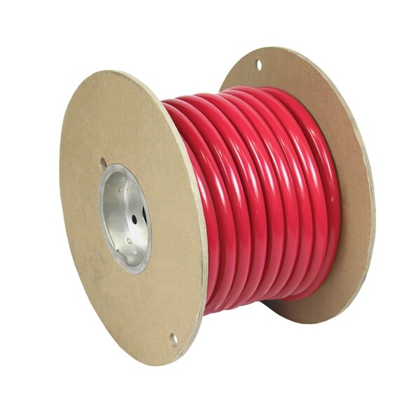 Pacer Red 4 AWG Battery Cable, 25'